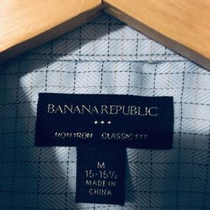 Banana Republic non Iron 15-1510.5"and M